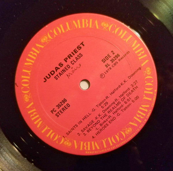 Judas Priest : Stained Class (LP, Album)