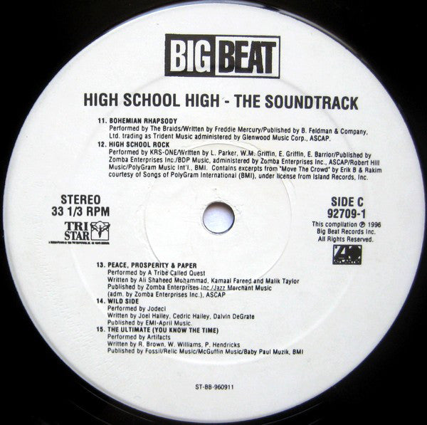 Various : High School High - The Soundtrack (2xLP, Comp)