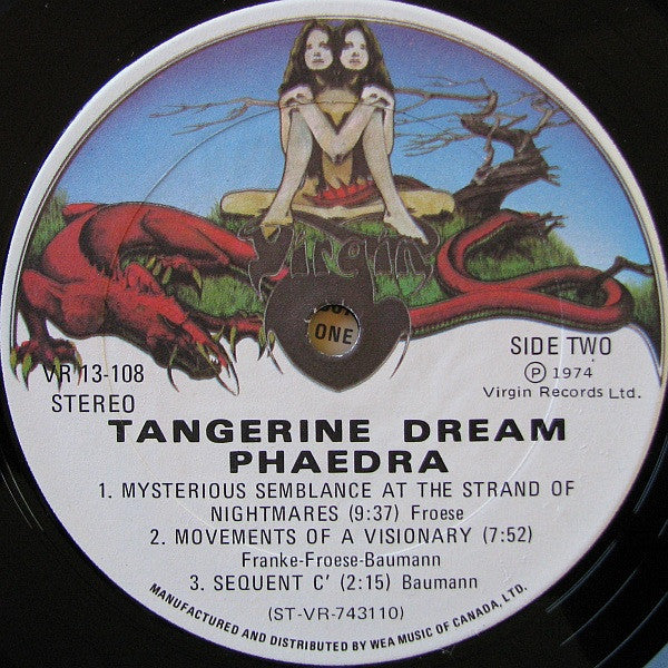 Tangerine Dream : Phaedra (LP, Album)
