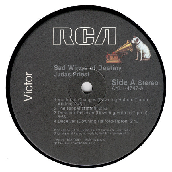 Judas Priest : Sad Wings Of Destiny (LP, Album, RE)