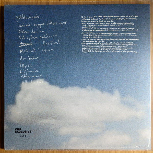 Sigur Rós : Með Suð Í Eyrum Við Spilum Endalaust (2xLP, Album, Ltd, Num, RP, Col)