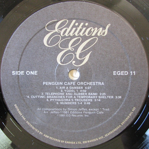 Penguin Cafe Orchestra : Penguin Cafe Orchestra (LP, Album)