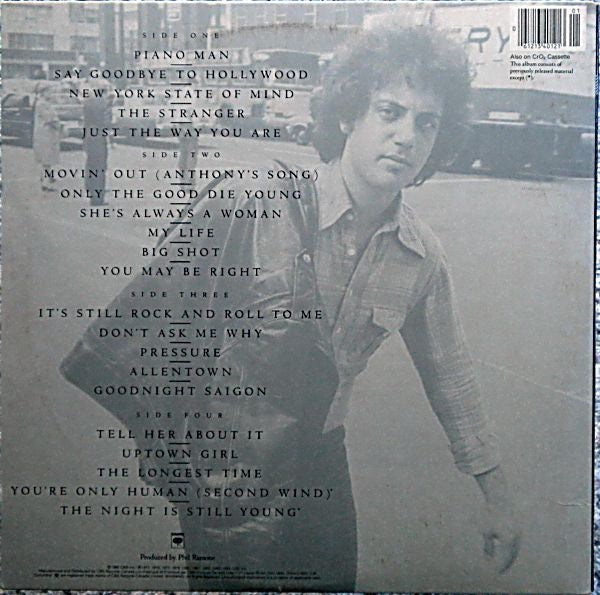 Billy Joel : Greatest Hits Volume I & Volume II (2xLP, Comp, Gat)