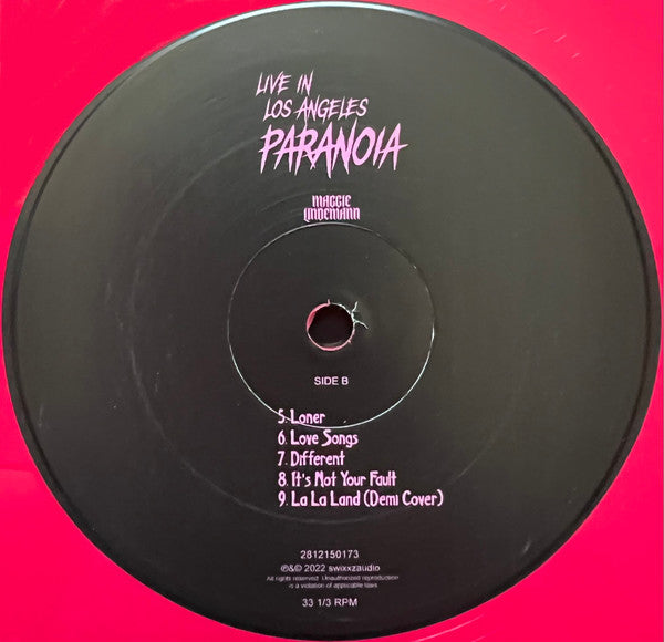 Maggie Lindemann : Paranoia Live In Los Angeles  (LP, EP, Ltd, Pin)
