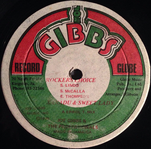 Xanadu (2) & Sweet Lady : Rappers Delight / Rockers Choice (12")