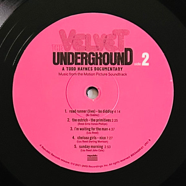 The Velvet Underground : The Velvet Underground (A Documentary Film By Todd Haynes) (Music From The Motion Picture Soundtrack) (2xLP, Comp, Mono)