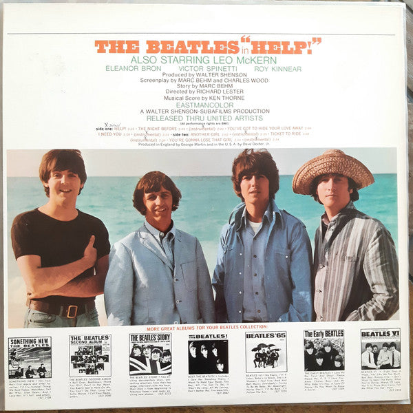 The Beatles : Help! (Original Motion Picture Soundtrack) (LP, Album, RE, Win)