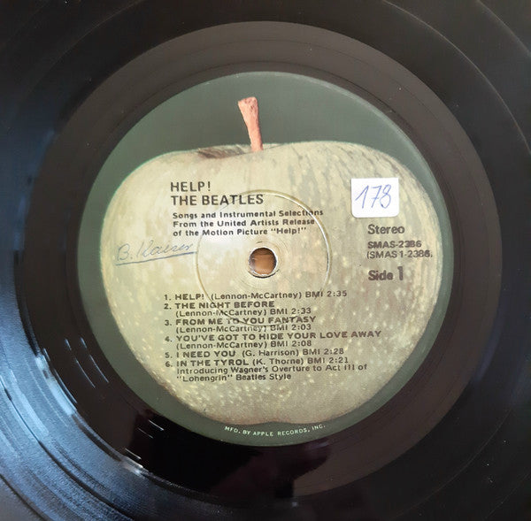 The Beatles : Help! (Original Motion Picture Soundtrack) (LP, Album, RE, Win)