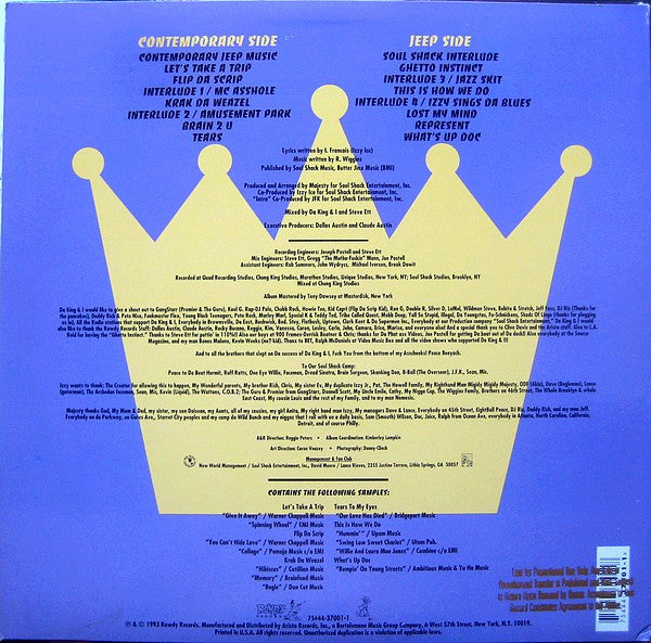 Da King & I : Contemporary Jeep Music (LP, Album)