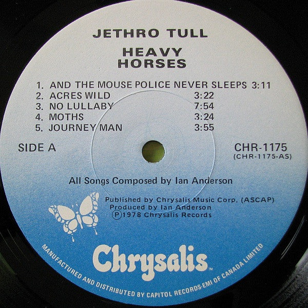 Jethro Tull : Heavy Horses (LP, Album)