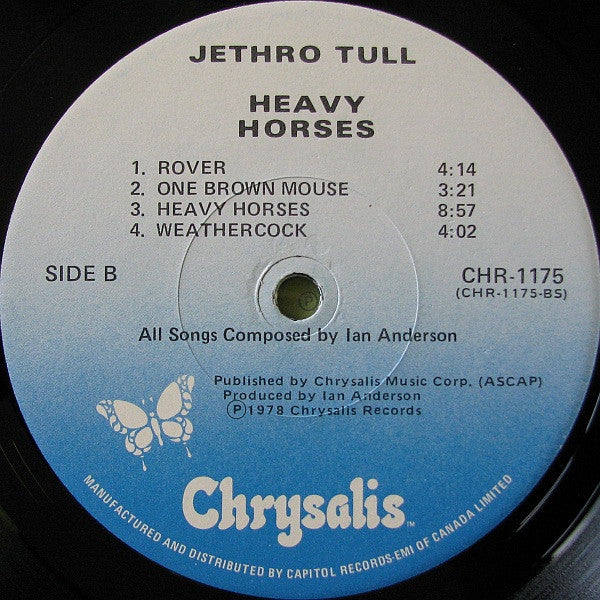 Jethro Tull : Heavy Horses (LP, Album)