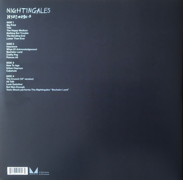 The Nightingales : Hysterics (2xLP, Album, Dlx, Ltd, Gat)
