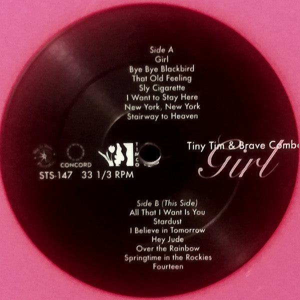 Tiny Tim With Brave Combo : Girl (2xLP, Album, RSD, Ltd, RE, Pin)