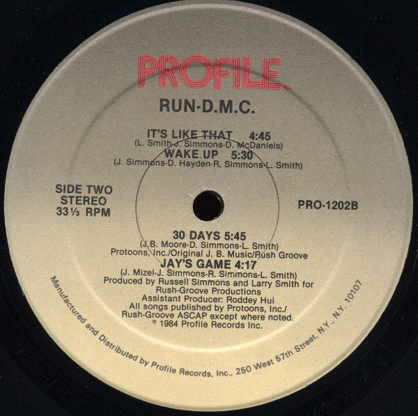 Run-DMC : Run-D.M.C. (LP, Album)