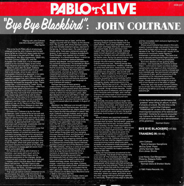 John Coltrane : Bye Bye Blackbird (LP, Album)
