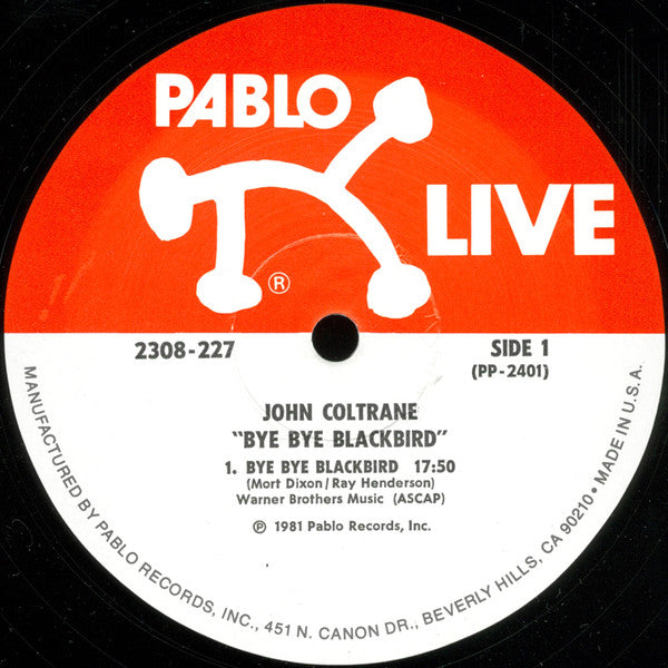 John Coltrane : Bye Bye Blackbird (LP, Album)