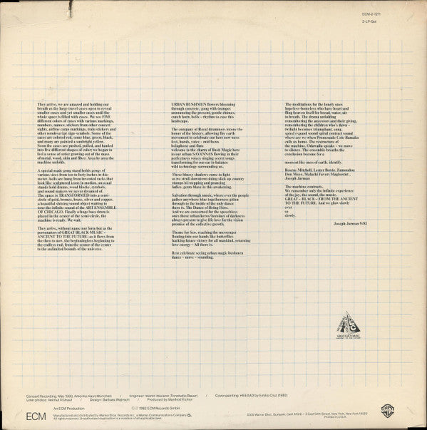 The Art Ensemble Of Chicago : Urban Bushmen (2xLP, Album, Gat)