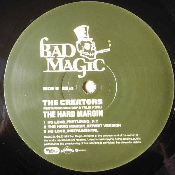 The Creators Featuring Mos Def & Talib Kweli : The Hard Margin (12")