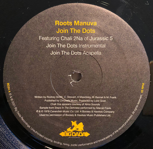 Roots Manuva : Join The Dots / Ital Visions (12", Single)