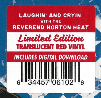 Reverend Horton Heat : Laughin’ & Cryin’ With The Reverend Horton Heat (LP, Ltd, RE, Tra)