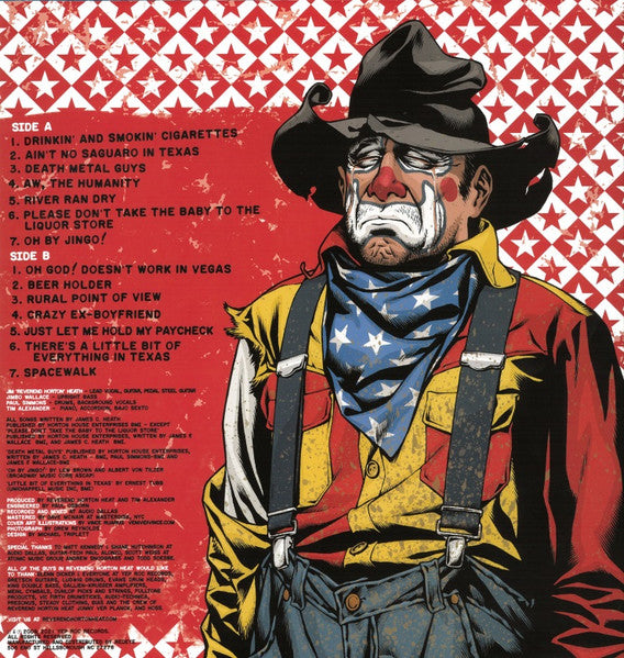 Reverend Horton Heat : Laughin’ & Cryin’ With The Reverend Horton Heat (LP, Ltd, RE, Tra)