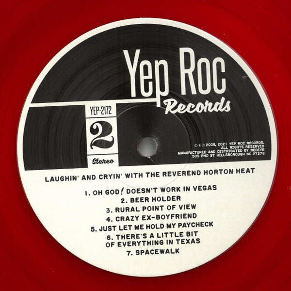 Reverend Horton Heat : Laughin’ & Cryin’ With The Reverend Horton Heat (LP, Ltd, RE, Tra)