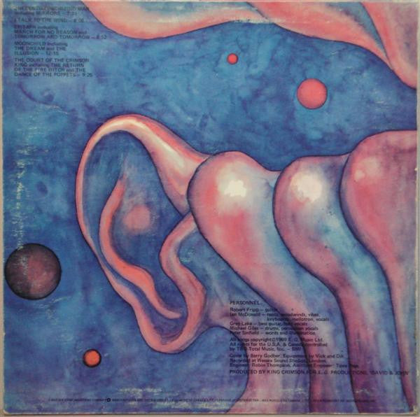 King Crimson : In The Court Of The Crimson King (An Observation By King Crimson) (LP, Album, RE)