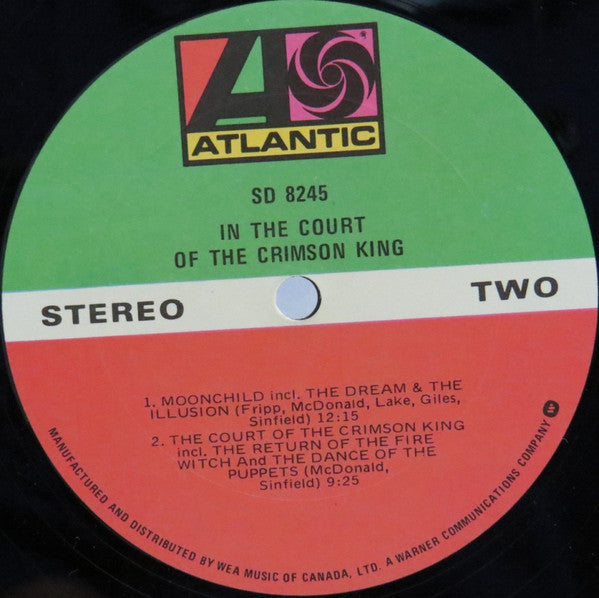 King Crimson : In The Court Of The Crimson King (An Observation By King Crimson) (LP, Album, RE)