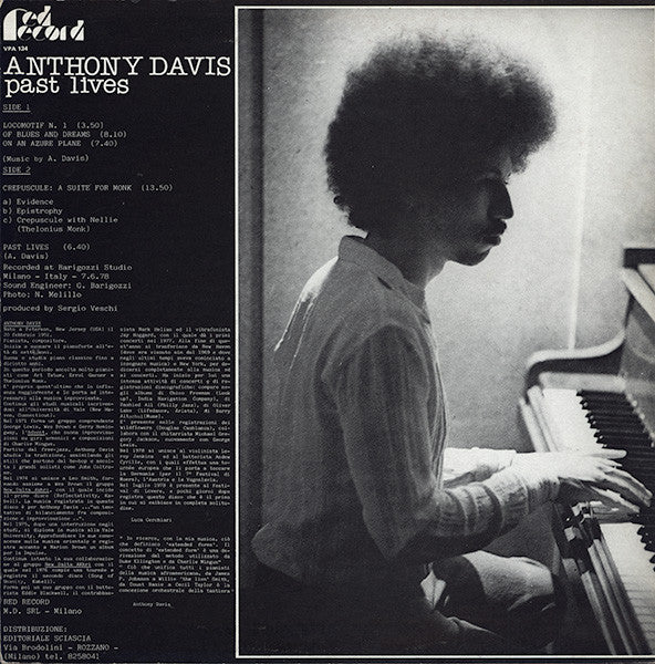 Anthony Davis (2) : Past Lives (LP, Album)