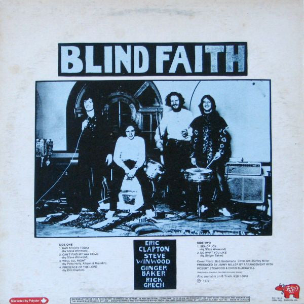Blind Faith (2) : Blind Faith (LP, Album, RE)