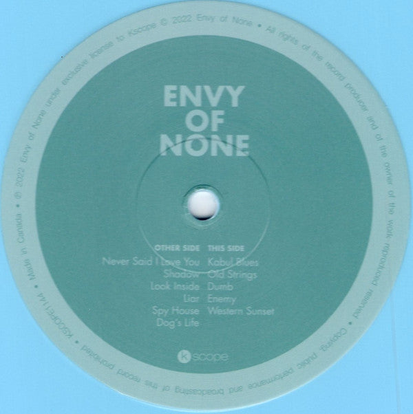 Envy Of None : Envy Of None (LP, Album, Ltd, Blu)