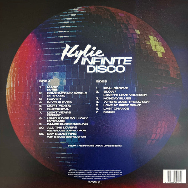 Kylie* : Infinite Disco (LP, Album, Ltd, Cle)