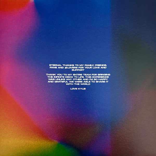 Kylie* : Infinite Disco (LP, Album, Ltd, Cle)
