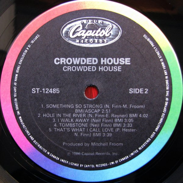 Crowded House : Crowded House (LP, Album)