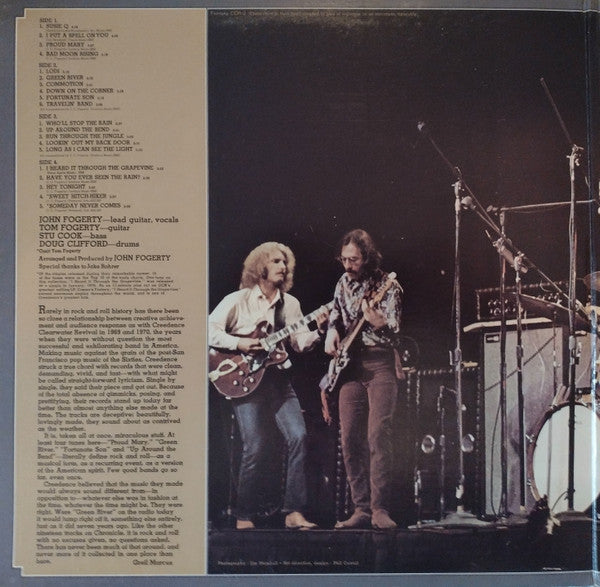 Creedence Clearwater Revival Featuring  John Fogerty : Chronicle (The 20 Greatest Hits) (2xLP, Comp, Club)