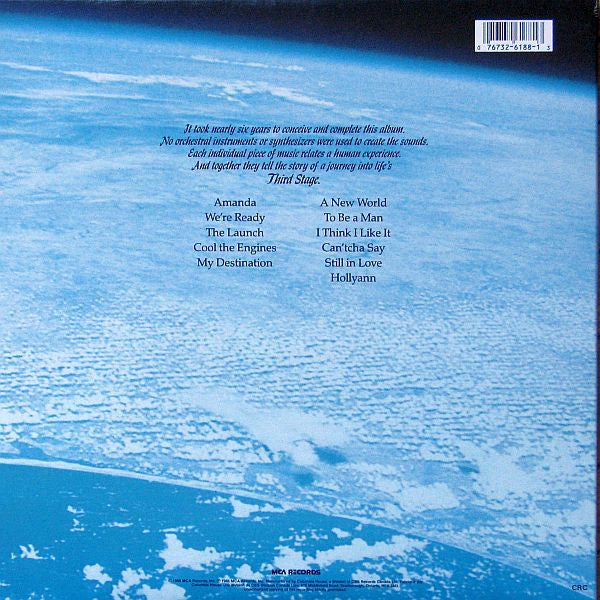 Boston : Third Stage (LP, Album, Club)