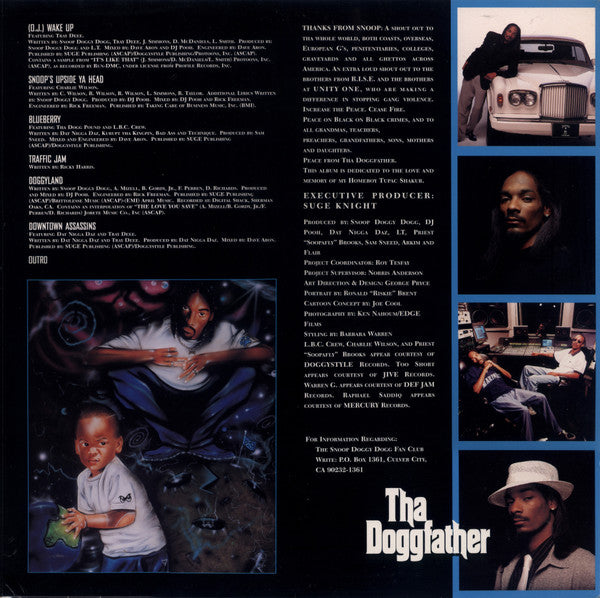 Snoop Dogg : Tha Doggfather (2xLP, Album)