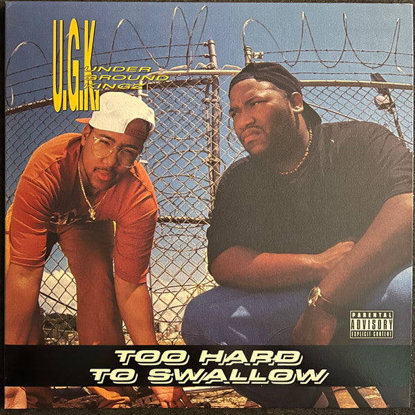 UGK : Too Hard to Swallow (2xLP, Album, Club, RE, RM, Yel)