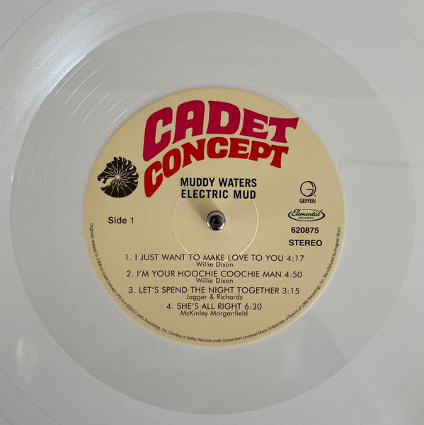 Muddy Waters : Electric Mud (LP, Ltd, RE, Whi)