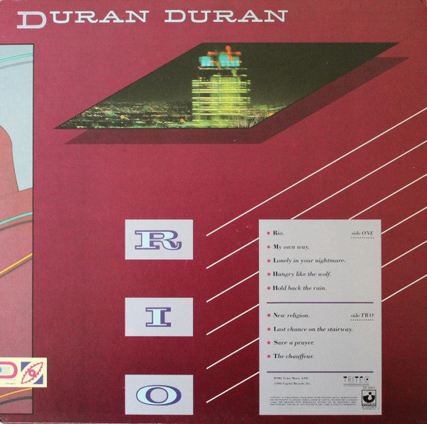 Duran Duran : Rio (LP, Album)