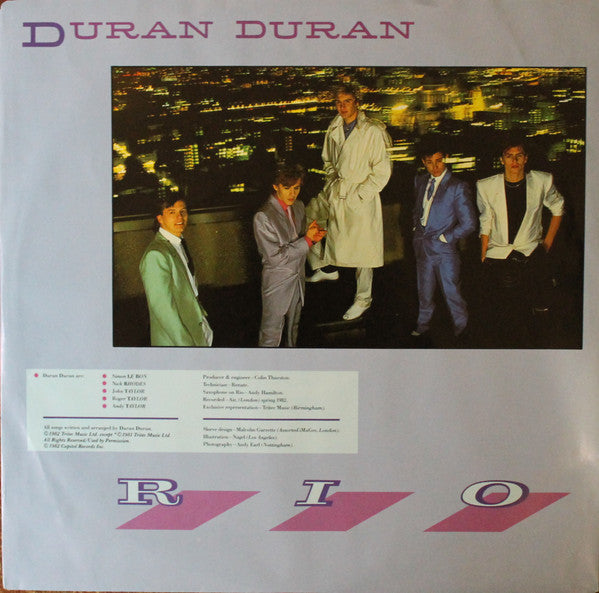 Duran Duran : Rio (LP, Album)