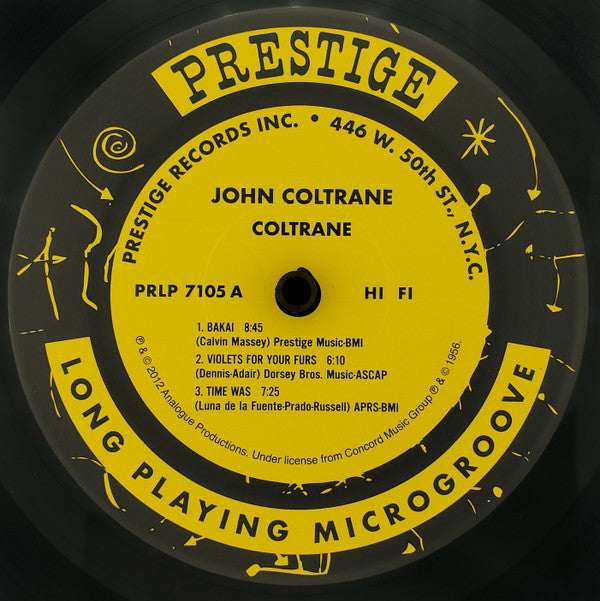 John Coltrane : Coltrane (LP, Album, Mono, Ltd, RE, RP, 200)