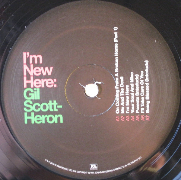 Gil Scott-Heron : I'm New Here (LP, Album, Gat)