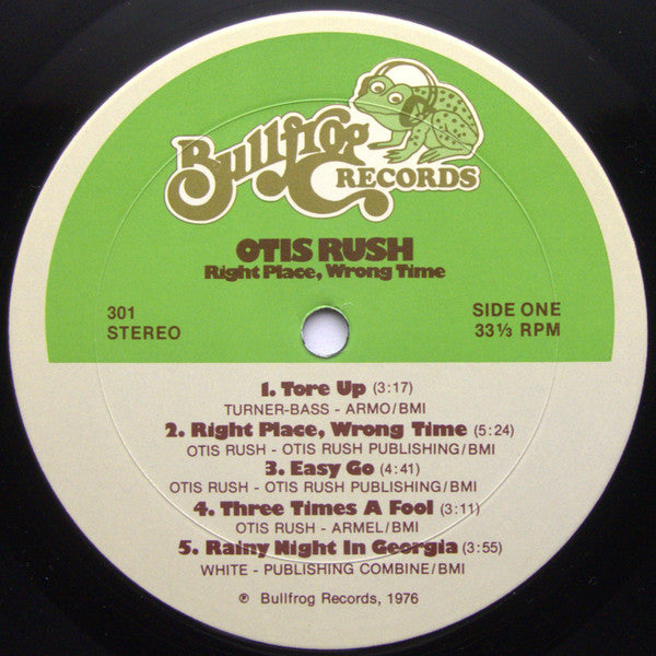 Otis Rush : Right Place, Wrong Time (LP, Album)