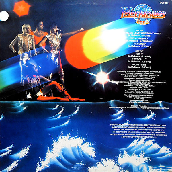 Peter Jacques Band : Welcome Back (LP, Album)
