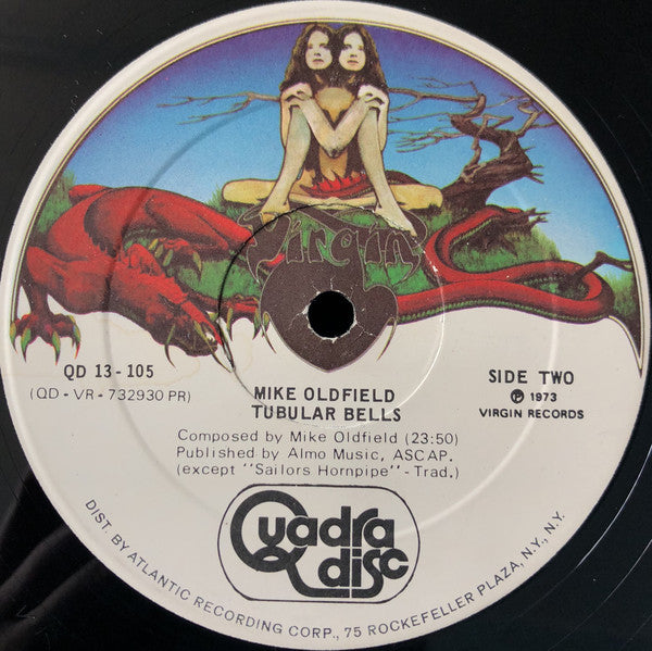 Mike Oldfield : Tubular Bells (LP, Album, Quad, Pre)