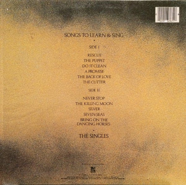 Echo & The Bunnymen : Songs To Learn & Sing (LP, Comp)