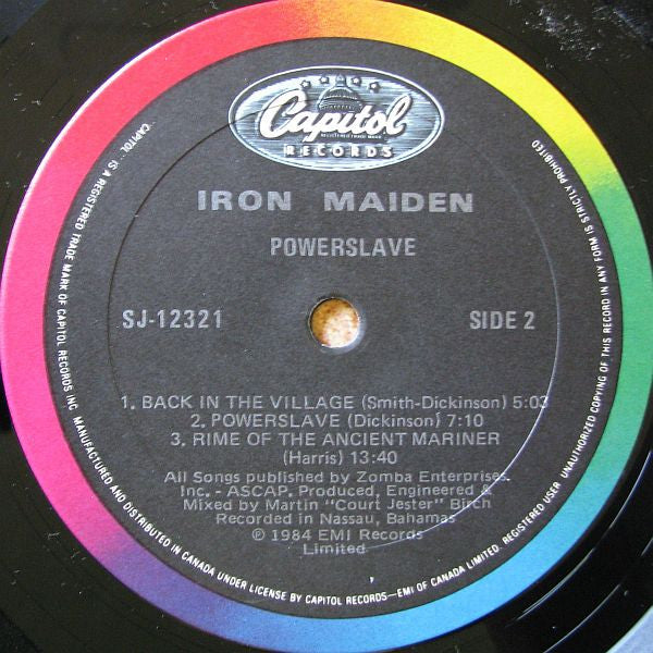 Iron Maiden : Powerslave (LP, Album)
