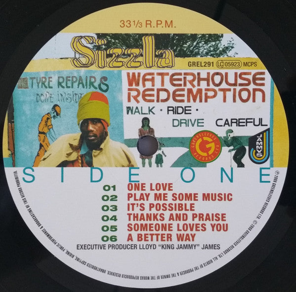 Sizzla : Waterhouse Redemption (LP, Album)