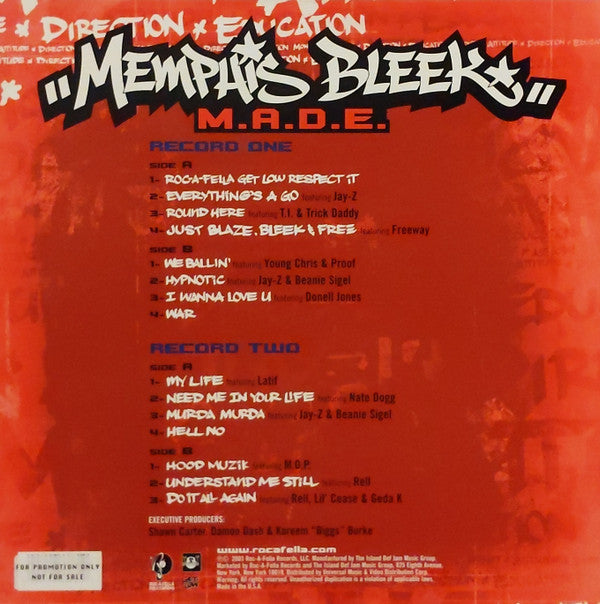 Memphis Bleek : M.A.D.E. (2xLP, Album)